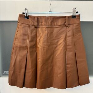 Zara faux leather skirt size XS
